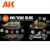 WW1 French AFV Colors 3G Paint Set - AK Interactive - AK11660