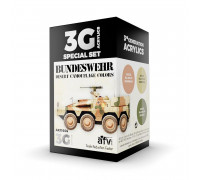 Bundeswehr Desert Camouflage Colors Paint Set - AK Interactive - AK11666