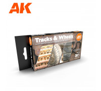 Tracks And Wheels 3G Paint Set - AK Interactive - AK11672