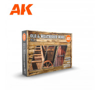 Old & Weathered Wood Vol 1 Set AK Interactive - AK11673