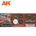 British Army Colors NW Europe 1944-45 Paint Set - AK Interactive - AK11679