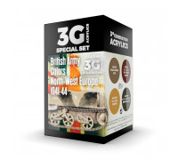 British Army Colors NW Europe 1941-44 Paint Set - AK Interactive - AK11680