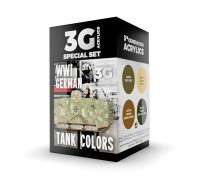 WWI German Tank Colors 3G Paint Set - AK Interactive - AK11686