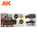 German Army Pre-WWII Colors 3G Paint Set - AK Interactive - AK11687