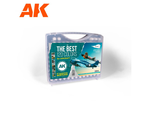 The Best 120 Colors For Aircraft - AK Interactive 3rd Generation