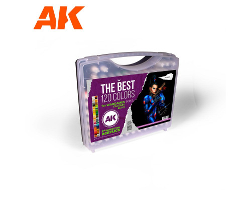 The Best 120 Colors For Wargames, Fantasy & Sci-Fi - AK Interactive - 3rd Generation