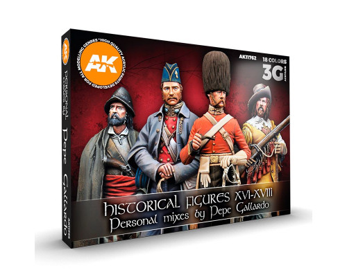 Hystorical Figures S. XVI-XVIII Signature Set By Pepe Gallardo  - AK Interactive