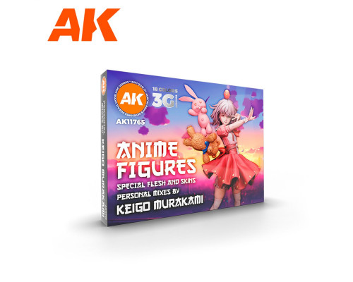 Signature Set – Keigo Murakami – Anime Figures Paint Set – AK Interactive AK11765