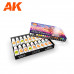 Signature Set – Keigo Murakami – Anime Figures Paint Set – AK Interactive AK11765