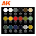 Historical Color Set. Napoleonic Colors - Signature Set By Gabriele Esposito - AK Interactive