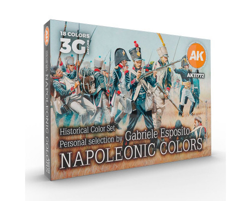 Historical Color Set. Napoleonic Colors - Signature Set By Gabriele Esposito - AK Interactive