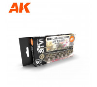 WWII Japanese Army AFV Colors SET 3G - AK Interactive - AK11774