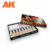 AK Interactive Sergio Vilches - 3Gen Signature Set - 14 Colours & 1 Figure - AK11777