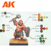 AK Interactive Sergio Vilches - 3Gen Signature Set - 14 Colours & 1 Figure - AK11777