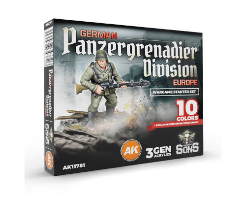 German Panzergrenadier Division Europe Starter Set AK Interactive - AK11781