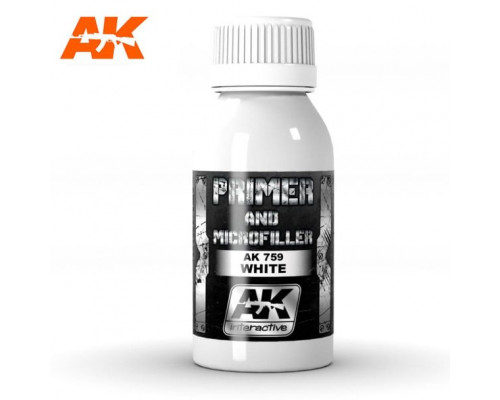 White Primer And Microfiller AK Interactive AK759