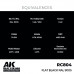 Flat Black RAL 9005 17ml - Real Color RC804 - AK Interactive