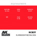 Fluorescent Red RAL 3026 17ml - Real Color RC837 - AK Interactive