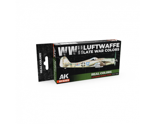 WWII Luftwaffe Late War Colors SET - Real Color RCS103 - AK Interactive