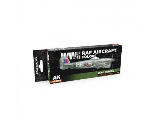 WWII RAF Aircraft Colors SET - Real Color RCS107 - AK Interactive