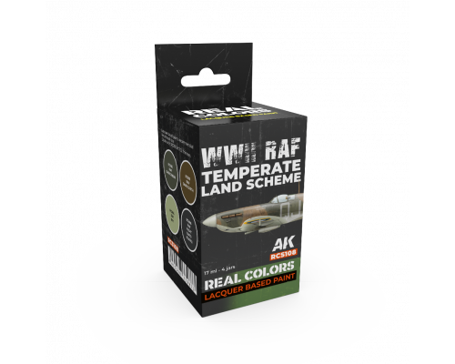 WWII RAF Temperate Land Scheme SET - Real Color RCS108 - AK Interactive