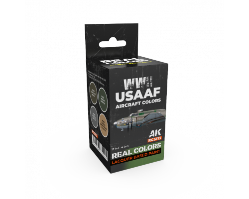 WWII USAAF Aircraft Colors SET - Real Color RCS113 - AK Interactive