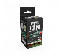 WWII IJN Aircraft Colors SET - Real Color RCS115 - AK Interactive