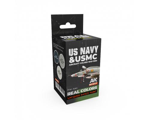 US Navy & USMC Aircraft Colors 1945-1980 SET - Real Color RCS117 - AK Interactive