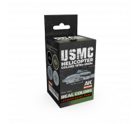 USMC Helicopter Colors 1970s-2020s SET - Real Color RCS118 - AK Interactive
