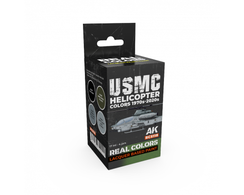 USMC Helicopter Colors 1970s-2020s SET - Real Color RCS118 - AK Interactive