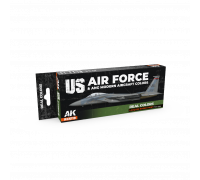 US Air Force & ANG Modern Aircraft Colors SET - Real Color RCS119 - AK Interactive