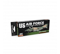 US Air Force & ANG Aircraft Colors 1960s-1980s SET - Real Color RCS120 - AK Interactive