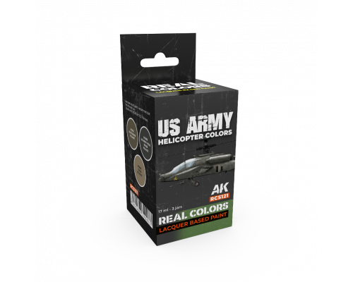 US Army Helicopter Colors SET - Real Color RCS121 - AK Interactive