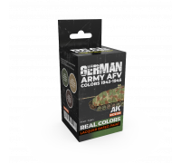 German Army AFV Colors 1943-1945 SET - Real Color RCS125 - AK Interactive