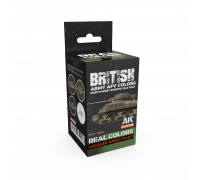 British Army AFV Colors. North-West Europe 1944-1945 SET - Real Color RCS128 - AK Interactive
