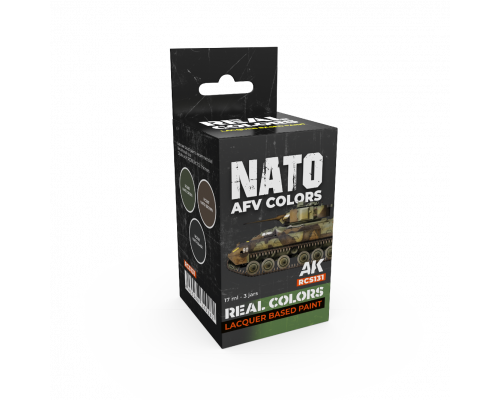 NATO AFV Colors SET - Real Color RCS131 - AK Interactive