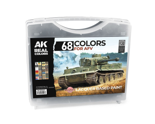 68 Real Colors For AFV - AK Interactive