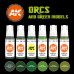 Orcs And Green Creatures 3rd Gen Acrylic Set AK Interactive - AK11600