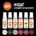 Night Creatures Flesh Tones 3rd Gen Acrylic Set AK Interactive - AK11602