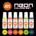Neon Colors 3rd Gen Acrylic Set AK Interactive - AK11610