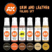 Skin And Leather Colors Set AK Interactive - AK11613
