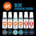 Blue Essential Colors 3Gen Set AK Interactive - AK11618
