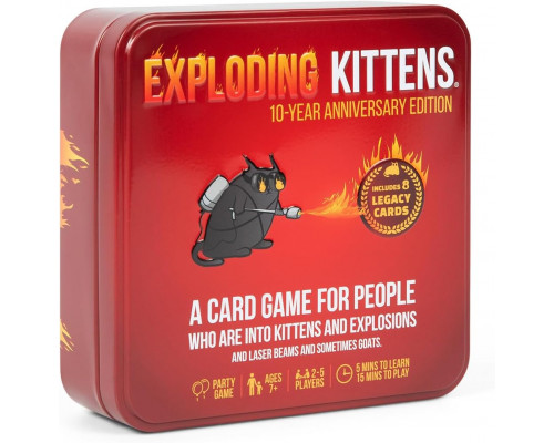 Exploding Kittens: 10th Year Anniversary Tin