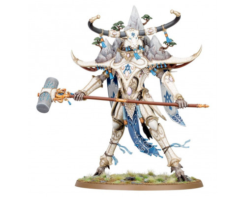 Warhammer Age of Sigmar: Lumineth Realm Lords Alarith Spirit of the Mountain / Avalenor, the Stoneheart King