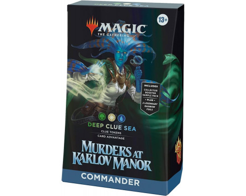 MTG - Murders at Karlov Manor commander deck - Deep Clue Sea