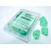 Chessex Borealis Light Green/gold Luminary Set of Ten d10s