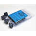 Chessex Opaque Polyhedral Ten d10 Set - Dusty Blue/gold