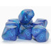 Gemini Blue-Blue/light blue Luminary Set of 10 d10s