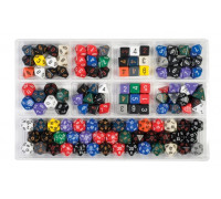 Chessex Loose Dice Samplers, Displays & 125 Polyhedral Dice Assortments