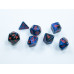 Chessex - Gemini® Mini-Polyhedral Black-Starlight™/red 7-Die Set